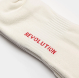 REVOLUTION - Brand Sock / 8905 - White