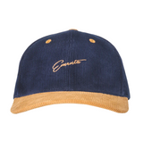 EMENTA - COCKTAIL BASEBALL CORDUROY CAP - Dark Blue