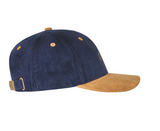 EMENTA - COCKTAIL BASEBALL CORDUROY CAP - Dark Blue