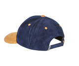 EMENTA - COCKTAIL BASEBALL CORDUROY CAP - Dark Blue