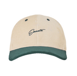 EMENTA - COCKTAIL BASEBALL CORDUROY 6 PANEL CAP - Forest Green