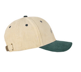 EMENTA - COCKTAIL BASEBALL CORDUROY 6 PANEL CAP - Forest Green