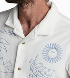 ROARK - Gonzo Camp Collar Shirt - Costa White