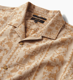 ROARK - Gonzo Camp Collar Organic Shirt - Sarda Almond