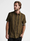 ROARK - Journey Organic Button Up Shirt - Antico Military