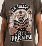 ROARK - Road To Paradise Oversized Premium Tee - Mocha