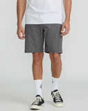 VOLCOM - FRICKIN CROSS SHRED STATIC 20" HYBRID SHORT - CHARCOAL HEATHER
