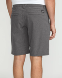 VOLCOM - FRICKIN CROSS SHRED STATIC 20" HYBRID SHORT - CHARCOAL HEATHER