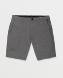 VOLCOM - FRICKIN CROSS SHRED STATIC 20" HYBRID SHORT - CHARCOAL HEATHER