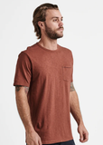 ROARK - Well Worn Mid Organic Knit Top - Red Wine