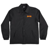 Thrasher X Santa Cruz Flame Dot Coach Jacket - Black