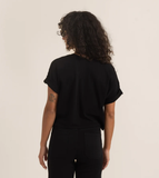 ROARK - Ciao Bandito Cropped Boxy Premium Tee - Black