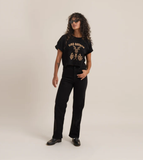 ROARK - Ciao Bandito Cropped Boxy Premium Tee - Black