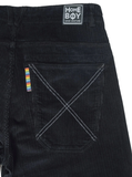 HOMEBOY - X-TRA BAGGY CORD SHORTS - BLACK
