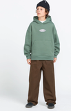 VOLCOM - FREAZY ELASTIC WAIST TROUSERS - DARK BROWN - (KIDS)