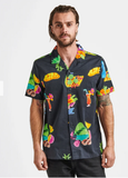 ROARK - Gonzo Tahiti Treat Camp Collar Shirt - Black