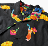ROARK - Gonzo Tahiti Treat Camp Collar Shirt - Black