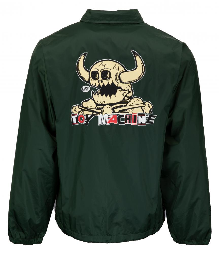 INDEPENT X TOY MACHINE Toy Mash Up Coach Jacket - Forest Green
