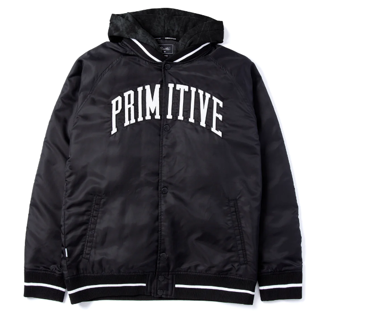 Primitive Rebirth Twofer Black Varsity Jacket