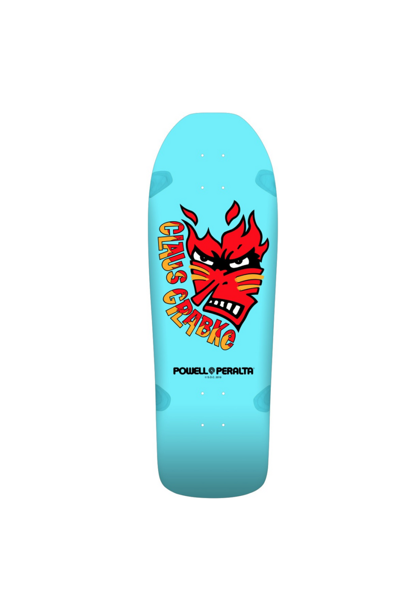 Powell Peralta - Claus Grabke Skateboard Deck, Aqua, 10.25