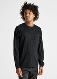 ROARK Well Worn Long Sleeve Mid Organic Knit Top - Black