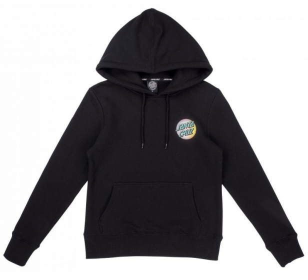 Santa Cruz Women Japanese Dot Hoodie Black