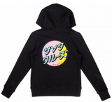 Santa Cruz Women Japanese Dot Hoodie - Black
