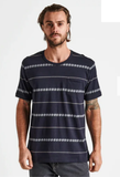 ROARK Well Worn Horizon Jacquard Organic Top - Dark Navy