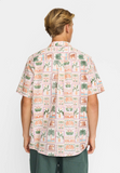 REVOLUTION - SHORT-SLEEVED CUBAN SHIRT 3247 - OffWhite