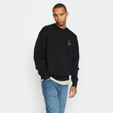 REVOLUTION - Printed Crewneck / 2780 SAU - Black