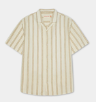 REVOLUTION - Short-sleeved Cuban Shirt / 3865 - Khaki