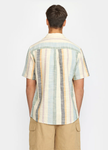 REVOLUTION - Short-sleeved Cuban Shirt / 3918 - Dustgreen