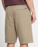 VOLCOM  - FREAZY LOOSE 22" ELASTICATED WAIST SHORT - Light Khaki