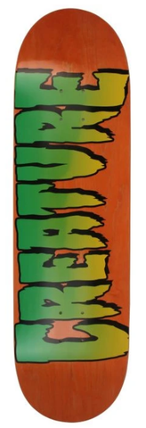 Creature - Logo Stump Skateboard Deck - Orange 8.8''