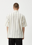 AFENDS - FINELINE SHORT SLEEVE SHIRT - LimeStone