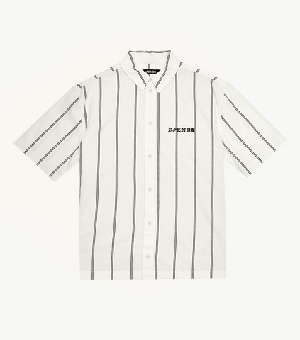 AFENDS - FINELINE SHORT SLEEVE SHIRT - LimeStone