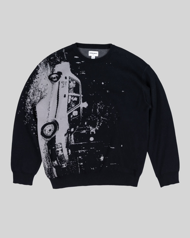 BEYOND MEDALS - JACQUARD KNIT SWEATER