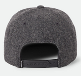 BRIXTON - DYSON SNAPBACK - Black Herringbone