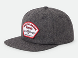 BRIXTON - DYSON SNAPBACK - Black Herringbone