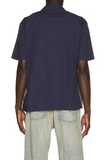 BRIXTON - CRU SHORT SLEEVE SHIRT - Classic Navy /Color Blocked