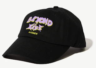 AFENDS - BEYOND LIFE- BASEBALL CAP - BLACK
