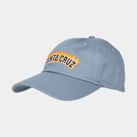 SANTA CRUZ - BURNT COLLEGIATE CAP -  Heritage Blue