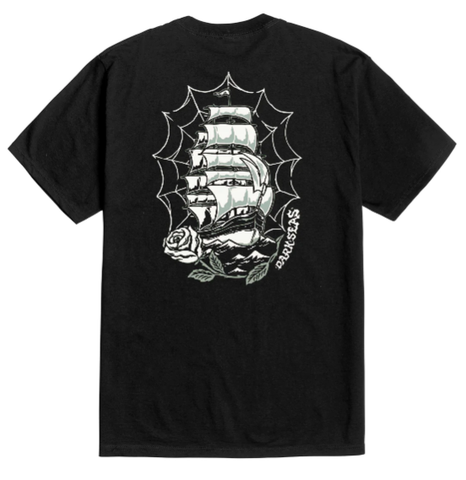 DARK SEAS - DEPARTED STOCK T-SHIRT - BLACK