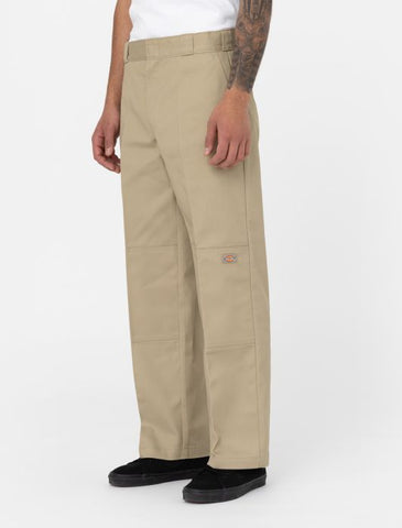 Dickies - Double Knee Work Trousers - Khaki – good times skate shop