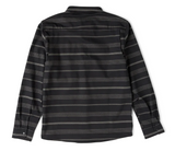 ROARK - DIABLO LONG SLEEVE FLANNEL - Black Stripes