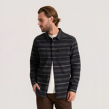 ROARK - DIABLO LONG SLEEVE FLANNEL - Black Stripes