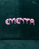 EMENTA - DOTS CORDUROY CAP - EverGreen