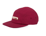 EMENTA - DOTS CANVAS CAP - Burgundy