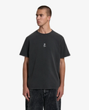 EMENTA - BIG IKON WASHET TEE - Black Washed