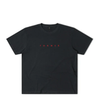 SUSPEND OVERSIZED T-SHIRT - WASHED BLACK